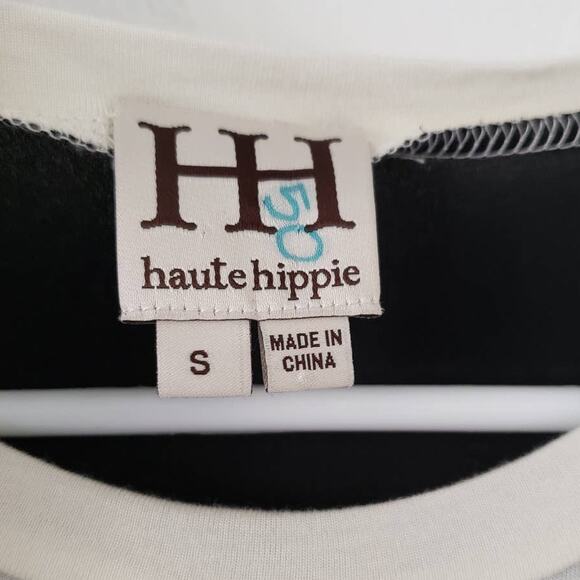 Haute Hippie Two Tone High Low Tank Top - Picture 5 of 7